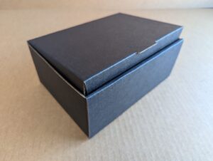 Black cardboard mailers