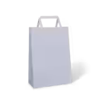 Paper Carry Bag 285 x 200 x 100 White (per 50 bags)