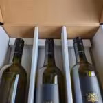 3 bottle laydown. bottle box