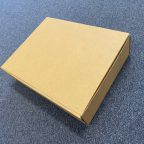 big mailer box, brown cardboard