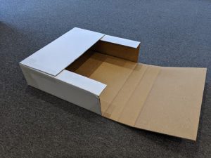 unbranded cardboard vinyl mailer adelaide packaging