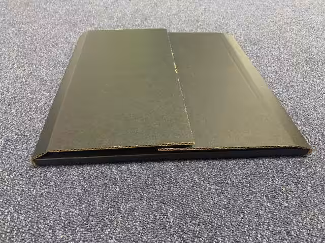 unbranded, black cardboard shipper
