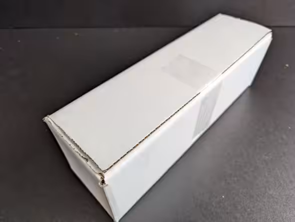 350 x 100 x 100 Wine 1 Bottle Shipping box Large White C Flute $1.50 ea (Bundle 25)