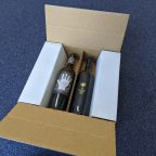 4 bottle wine shipper cardboard