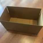 570 x 290 x 150 Cardboard Croissant Box 2