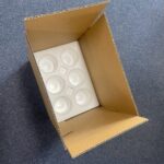 cardboard box for foam wine shipper