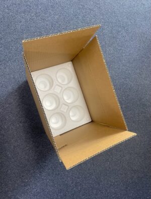 cardboard box for foam wine shipper