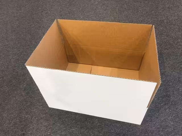 A3 Shallow Cardbord Carton White