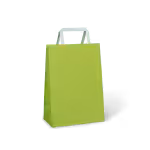 Paper Carry Bag 285 x 200 x 100 Lime Green (per 50 bags)