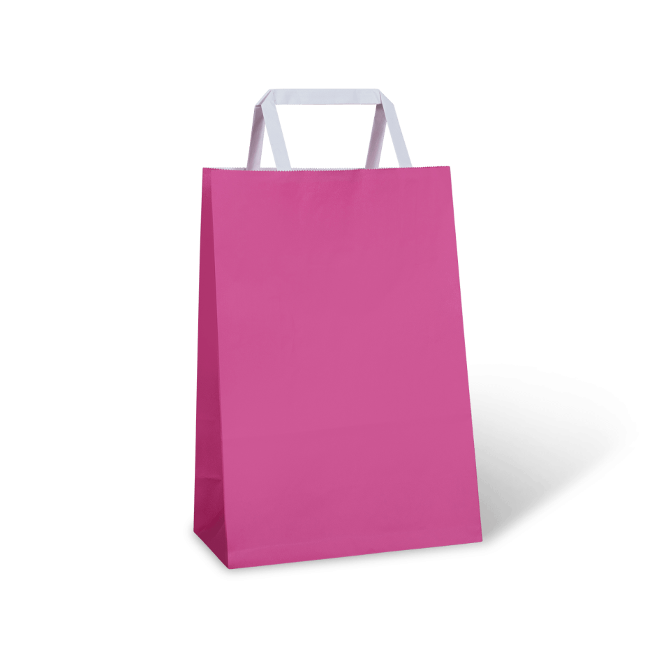 Paper Carry Bag 215 x 180 x 85 Brown (per 100 bags) Able Packaging