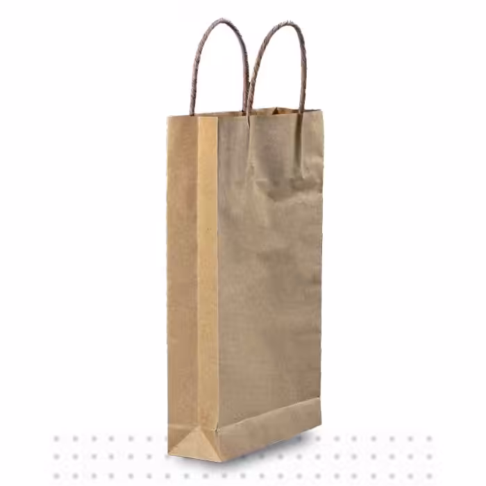 Paper Carry Bag 350 x 260 x 90 Brown (per 50 bags)