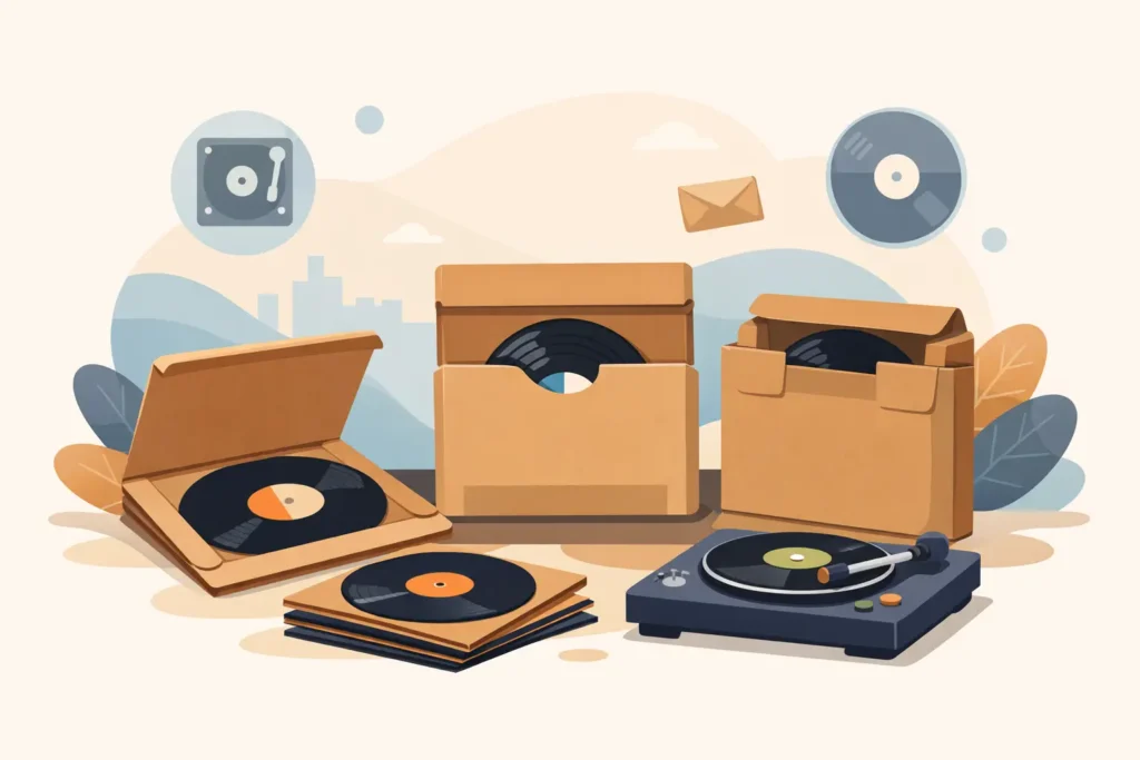 cardboard record mailers, Choosing Cardboard Record Mailers