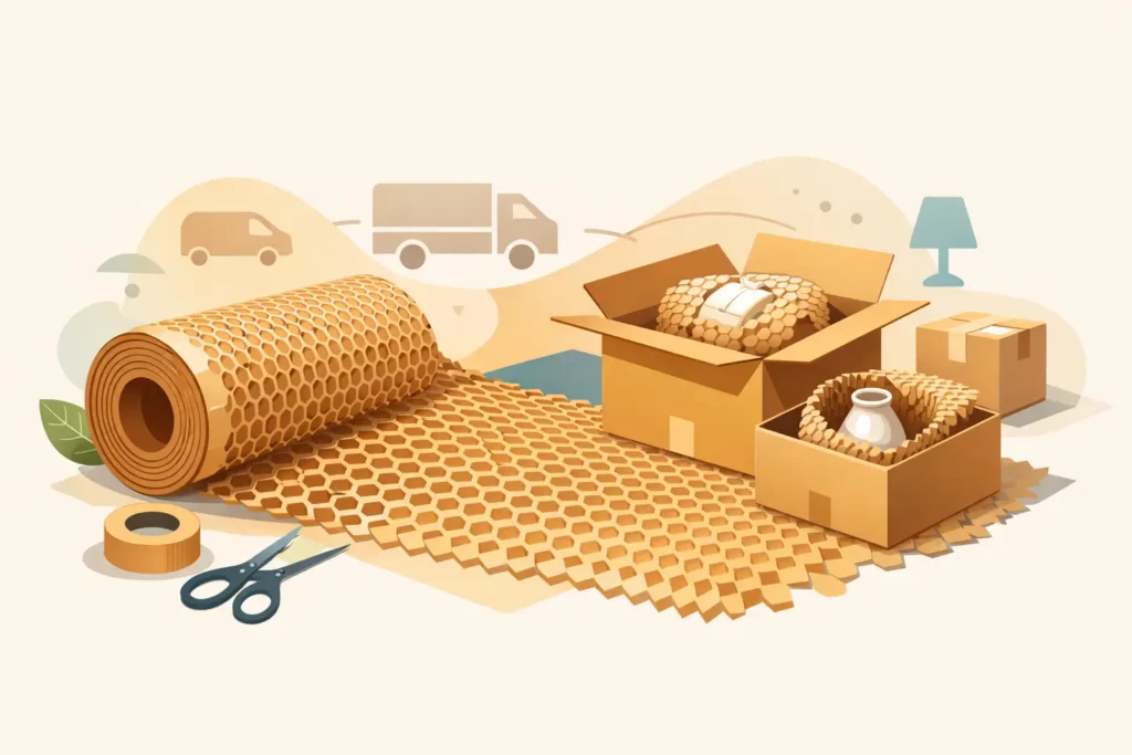 honeycomb hex paper roll, Honeycomb Hex Paper Roll for Smarter Packing