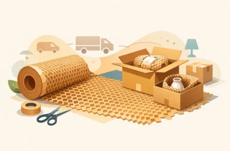 Honeycomb Hex Paper Roll for Smarter Packing