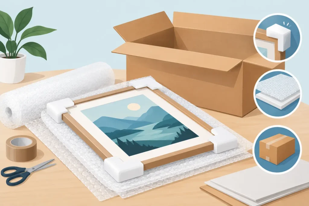 , How to Ship Framed Art Without Broken Glass