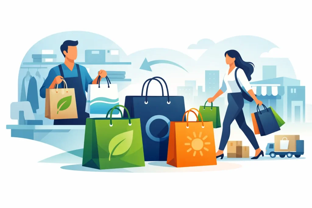 printed carry bags for retailers, Printed Carry Bags for Retailers That Work Hard