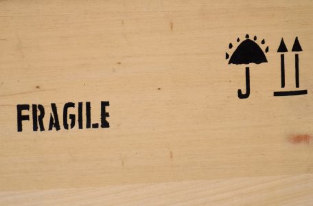 fragile wooden crate